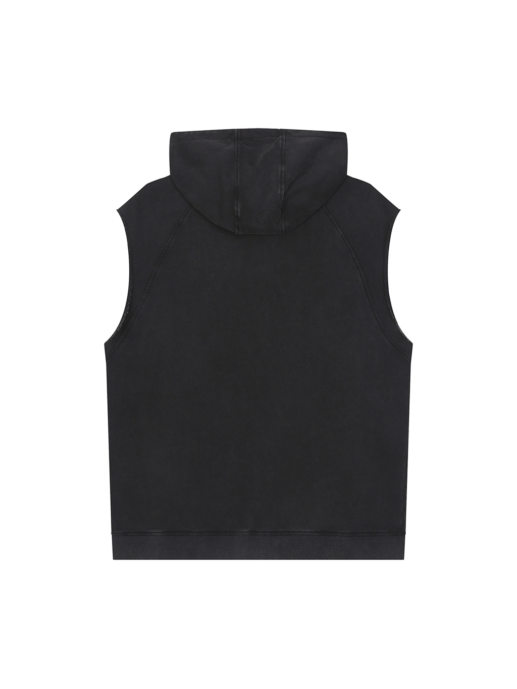 Snow Washed Sleeveless Hoodie – Vintage Streetwear | Tapstitch-2